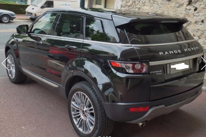 lhd car LANDROVER RANGE ROVER EVOQUE (01/03/2012) - 